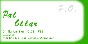 pal ollar business card