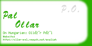 pal ollar business card